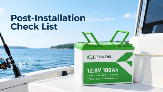 What Should You Check After Installing a New Lithium Battery?