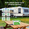 KeepKnow 12V 320Ah Lithium Battery