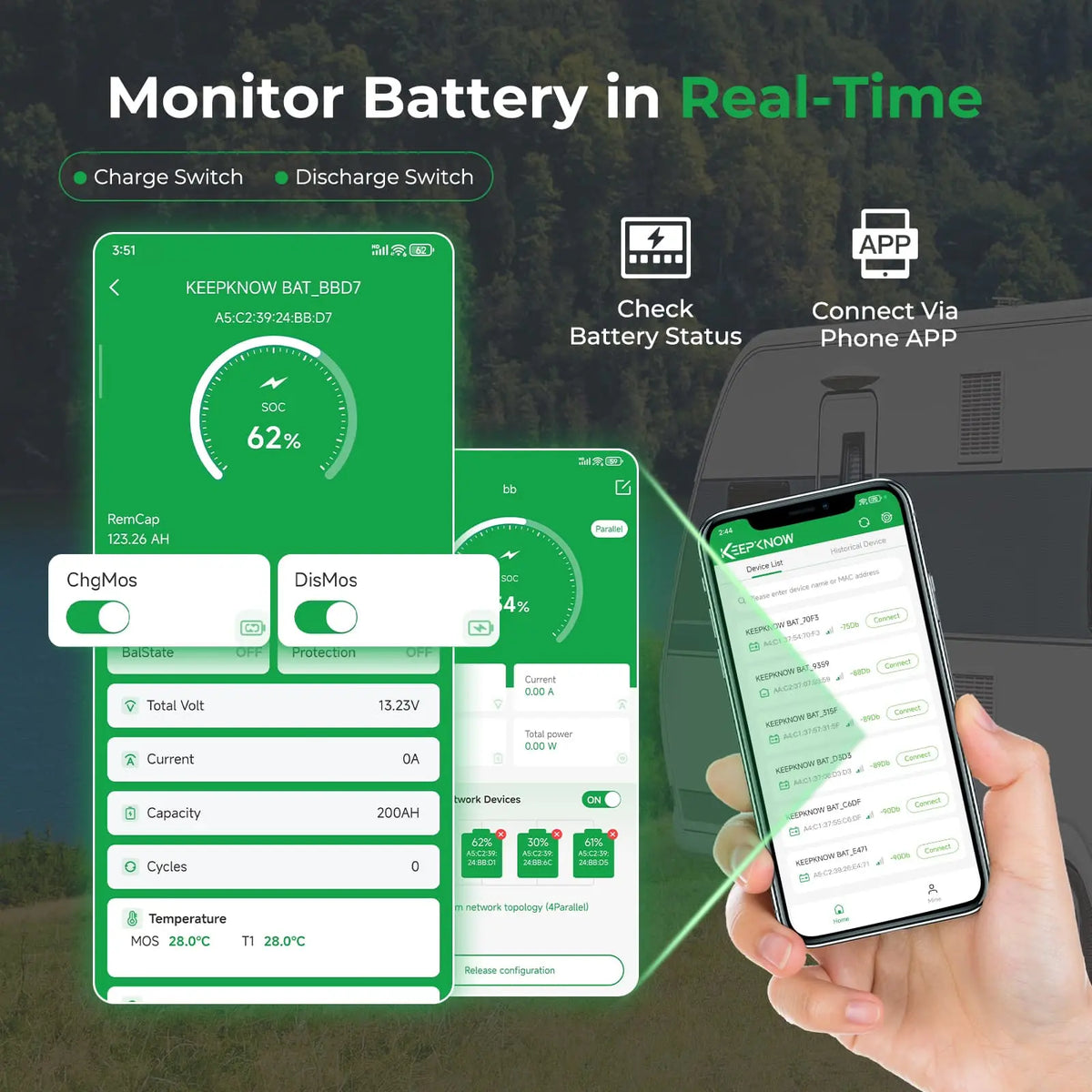 KeepKnow 12V 320Ah Lithium Battery