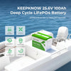 KeepKnow 24V 100Ah Lithium Battery
