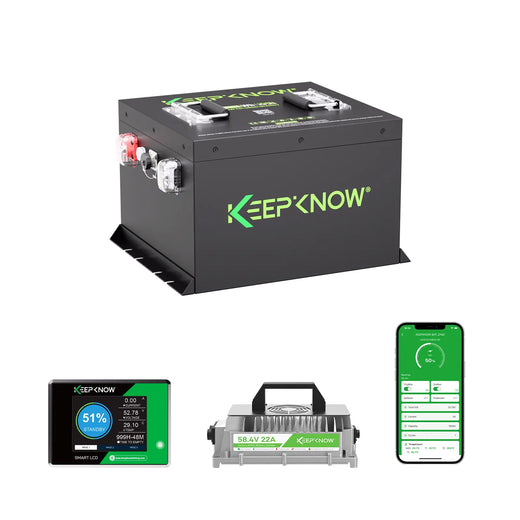 KeepKnow 48V 105Ah (Mini) Lithium (LiFePO4) Golf Cart Battery