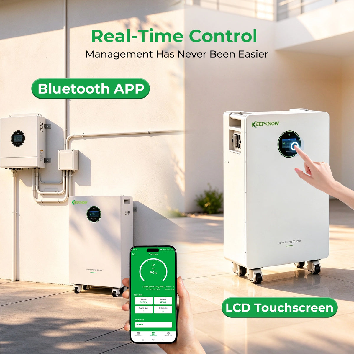 KeepKnow 51.2V 314Ah 16kWh LiFePO4 Energy Storage Battery